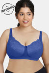 Zivame True Curv Double Layered Non Wired 3/4th Coverage Sag Lift Bra - Sodalite Blue — thumbnail 1